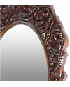 Brown Solid Wood Mirror Brown Solid Wood Mirror